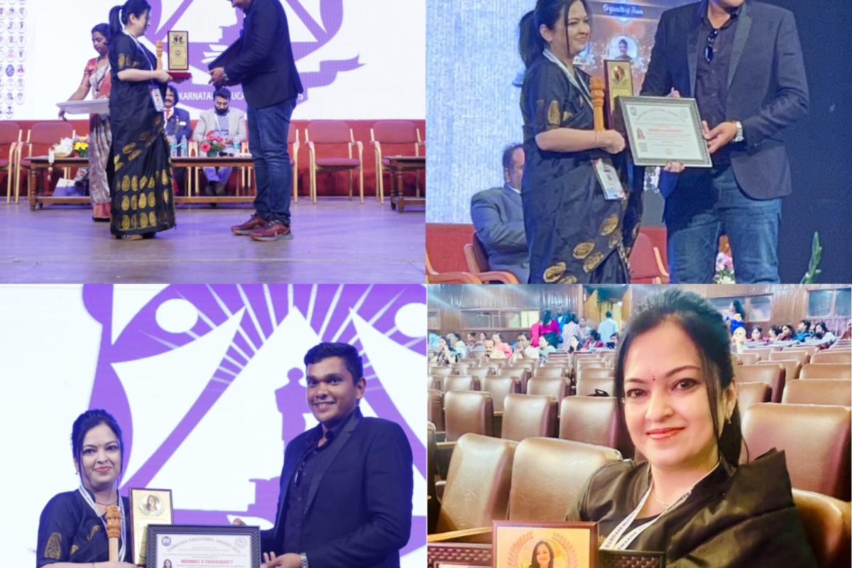 Moonmee DC awarded the prestigious  Karnataka Educational Awards 2024